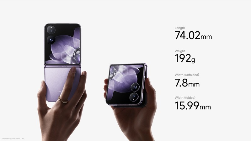 Xiaomi Flip pin lớn hơn Galaxy Z Fold6