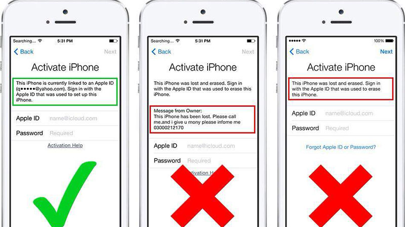 Có nhiều cách để khắc phục iPhone dính iCloud