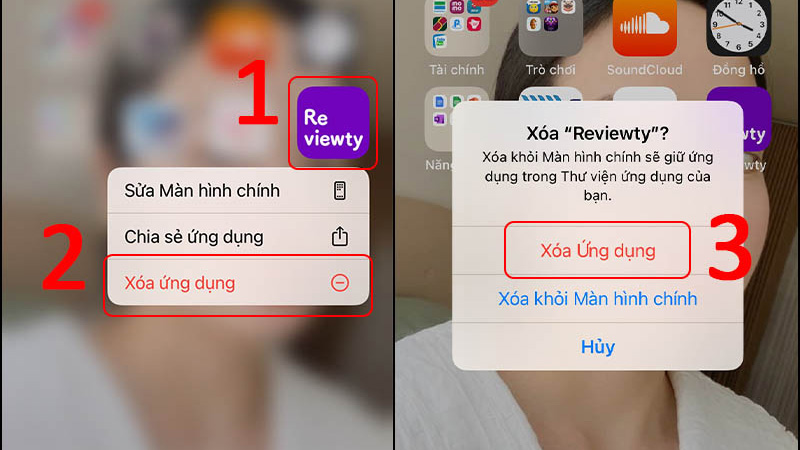 Gỡ cài đặt ứng dụng