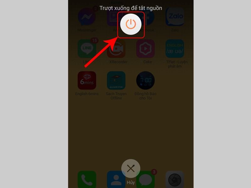 Cách tắt nguồn Oppo A38