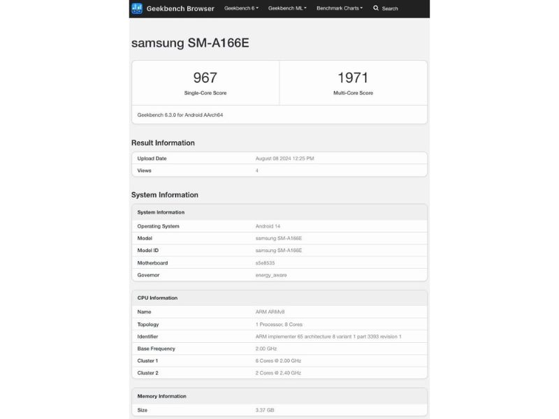 Điểm chuẩn Galaxy A16 5G
