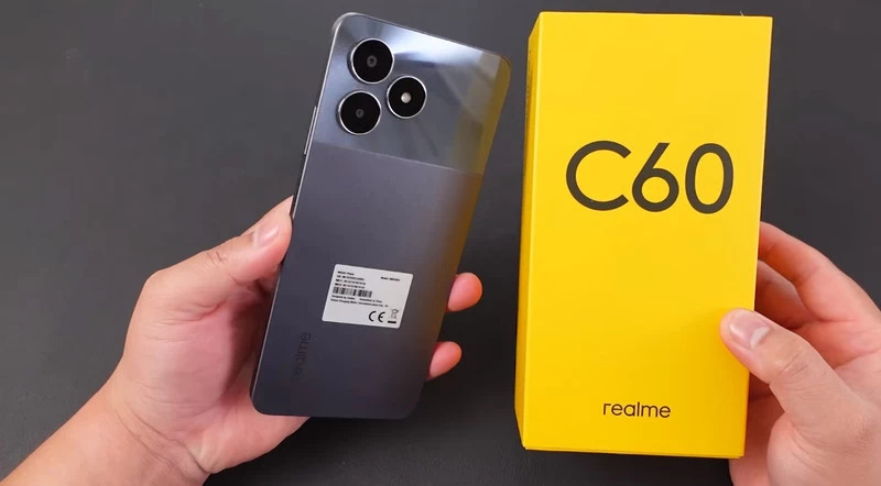 Realme C60 - điện thoại Android pin trâu nhất