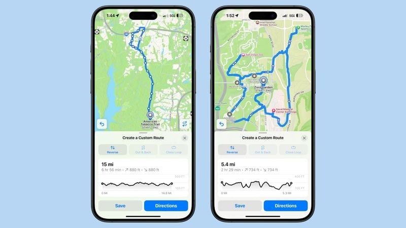Tuyến đường tùy chỉnh trên Apple Maps