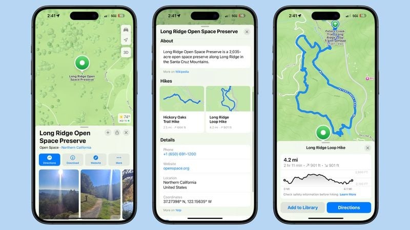 Ứng dụng bản đồ trên iOS 18