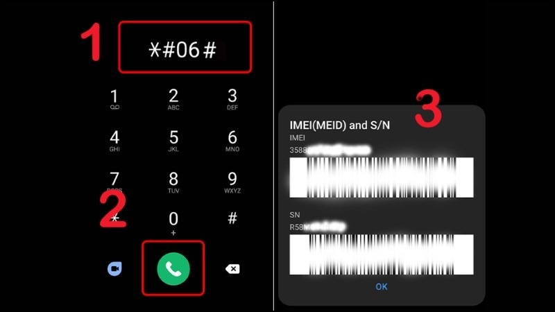 Kiểm tra IMEI Samsung chính hãng
