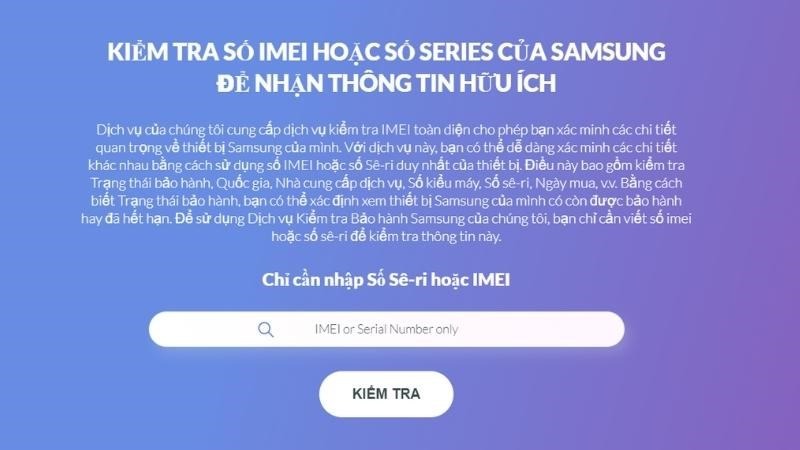 Kiểm tra qua Website iUnlocker
