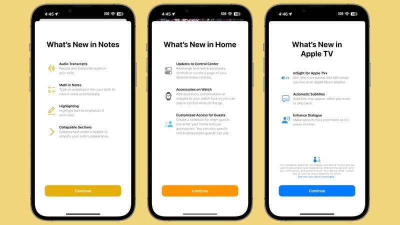 Tính năng mới trên iOS 18 beta 6