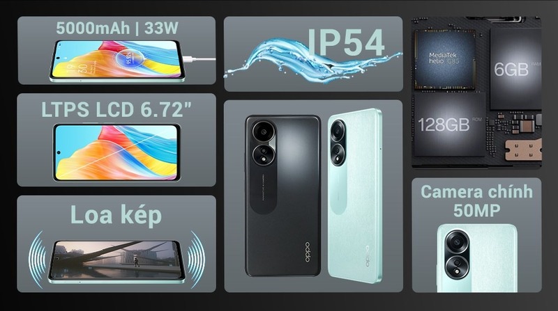 Tính năng khác của Oppo A58