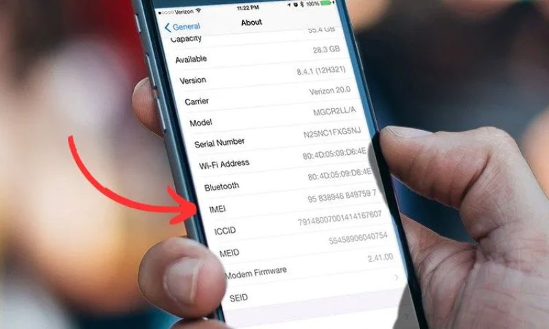 kiểm tra imei của iPhone