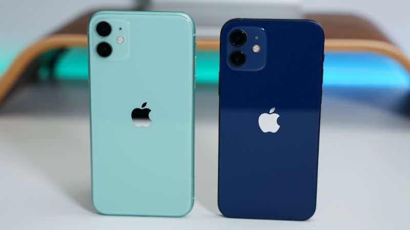 so sánh iphone 11 và 12