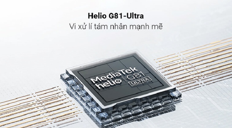 Bộ vi xử lý MediaTek Helio G81-Ultra có cấu trúc vô cùng mạnh mẽ