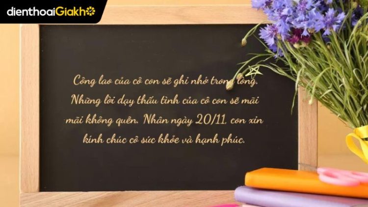 lời chúc 20/11 theo môn học