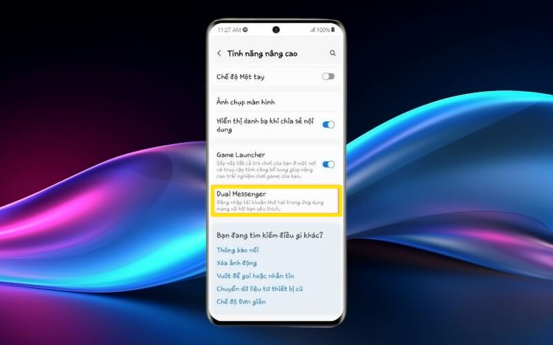 Lựa chọn Dual Messenger