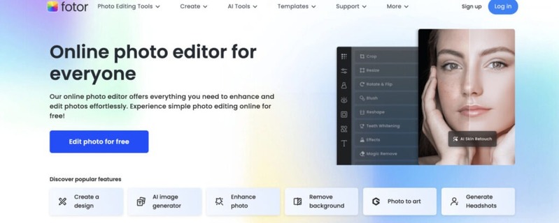 Fotor – AI thiết kế hình ảnh