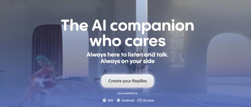 Replika – AI hỗ trợ cảm xúc