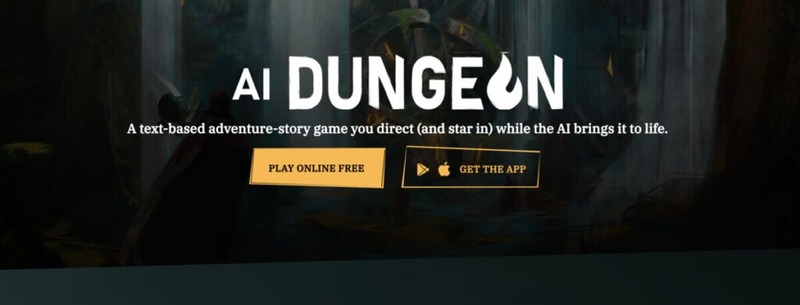 AI Dungeon – AI cho kể chuyện tương tác