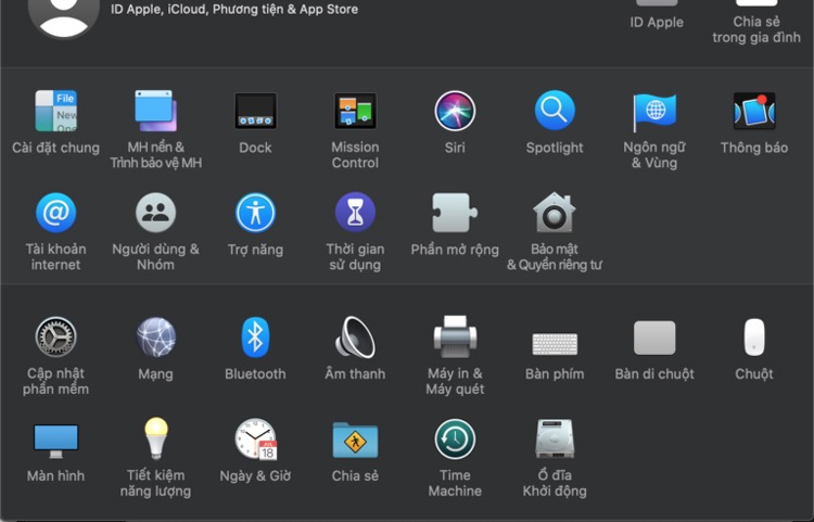 Kiểm Tra bằng tính năng Find My Mac