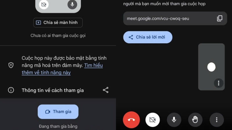 Hướng dẫn cách tạo link Google Meet trên điện thoại 2