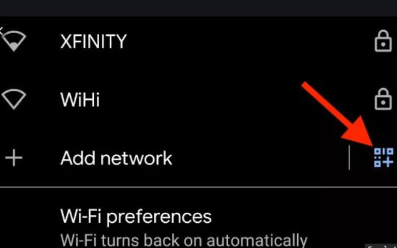 Cách quét mã QR wifi trên Android 10