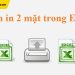 cách in 2 mặt trong Excel