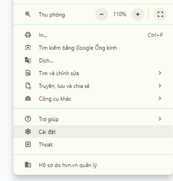 Thêm ngoại lệ cho Google Drive