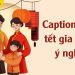 caption tết gia đình