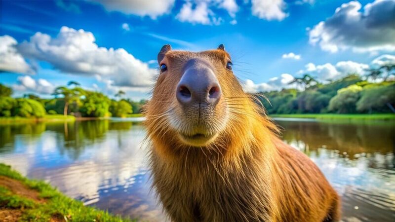 Capybara cute