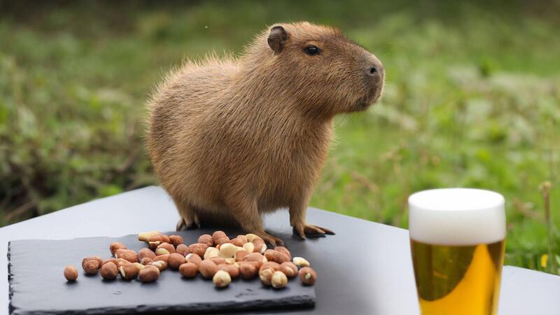 Hình ảnh đáng yêu của Capybara