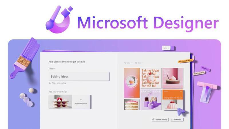 Microsoft Designer có giao diện thân thiện với người dùng