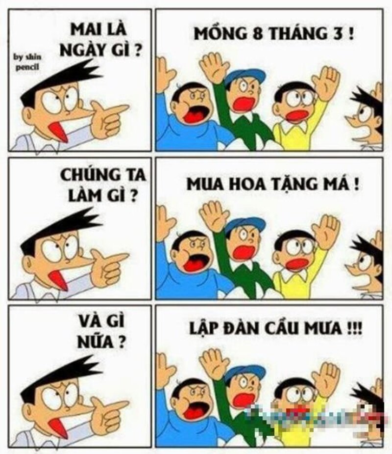 Meme 8/3 vui nhộn, hài hước