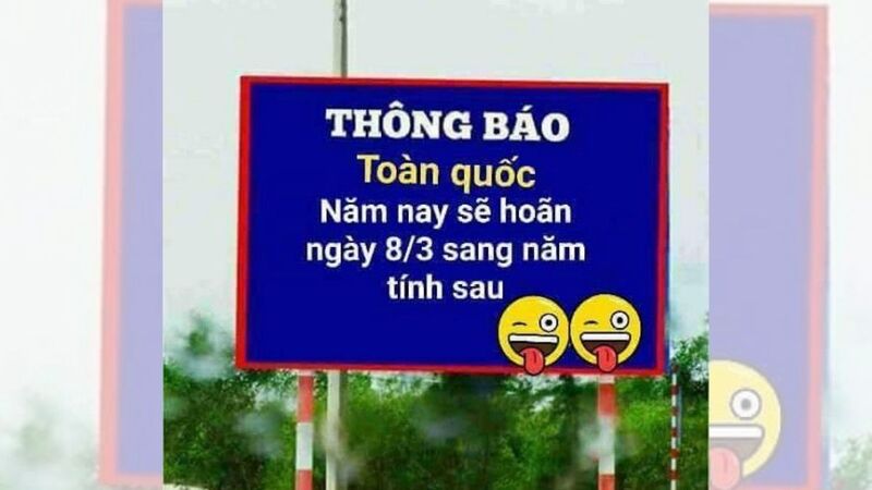 Meme 8/3 độc đáo