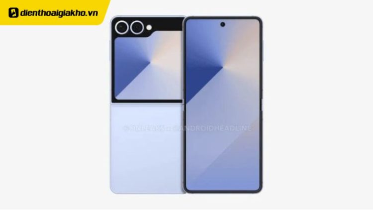 ảnh render Galaxy Z Flip7