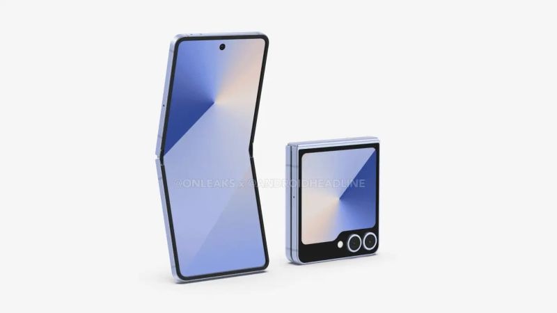 ảnh render Galaxy Z Flip7