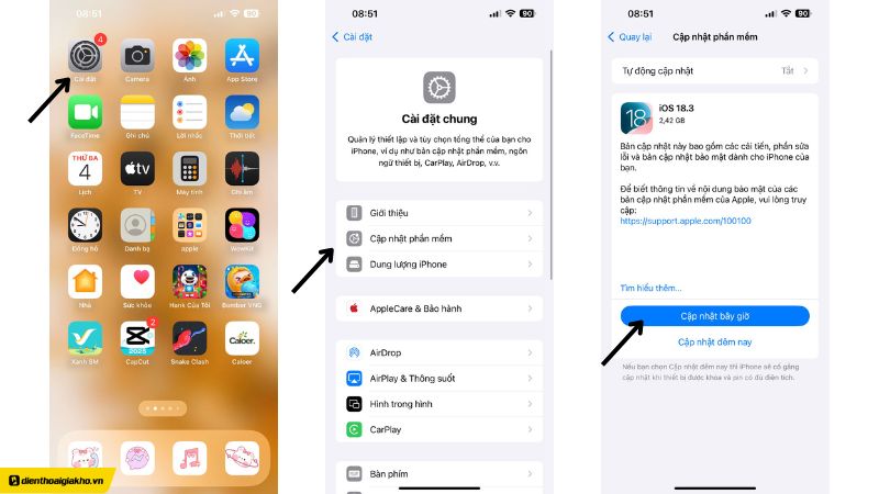 Apple chặn hạ cấp từ iOS 18.3