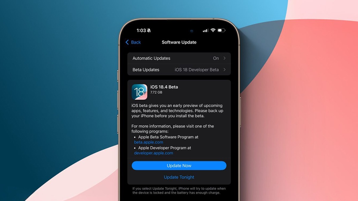 Apple thu hồi iOS 18.4 beta