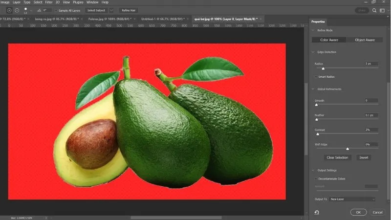 cách cắt ảnh trong photoshop