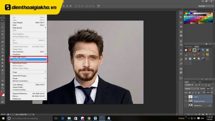 cách ghép mặt trong photoshop