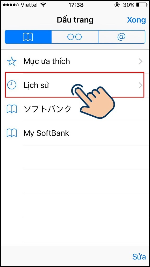 Cách xóa lịch sử web ẩn danh trên điện thoại iPhone