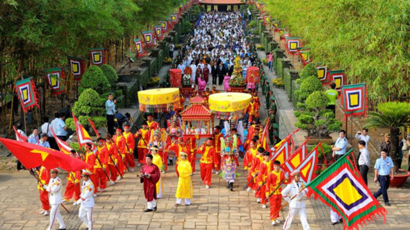 Lễ hội tại Đền Hùng (Phú Thọ)