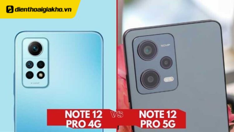 Redmi Note 12 Pro 4G vs 5G