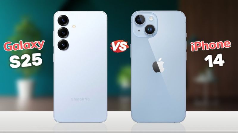 Samsung S25 vs iPhone 14