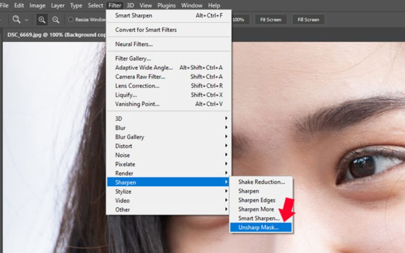 Cách làm nét ảnh trong Photoshop