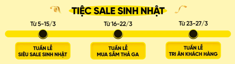 Siêu Sale Sinh Nhật