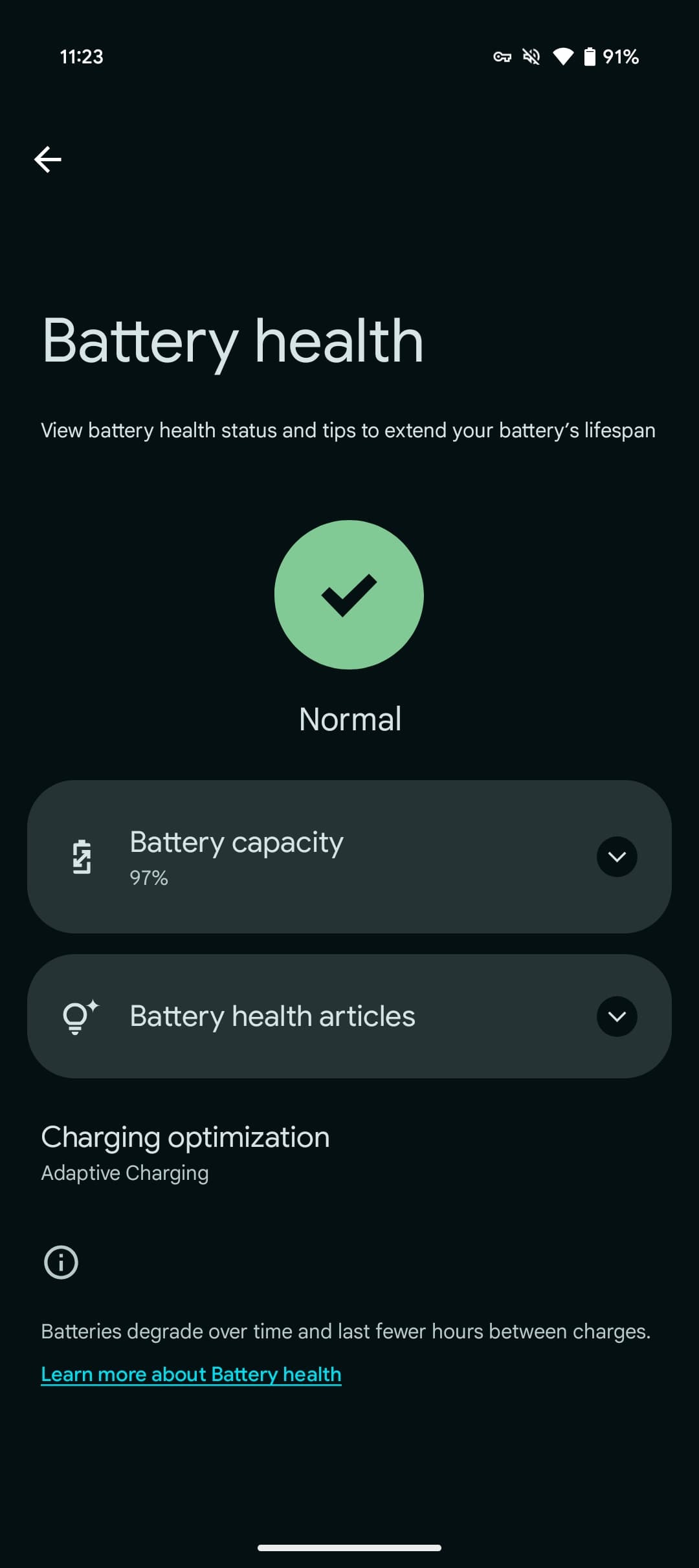 Battery health