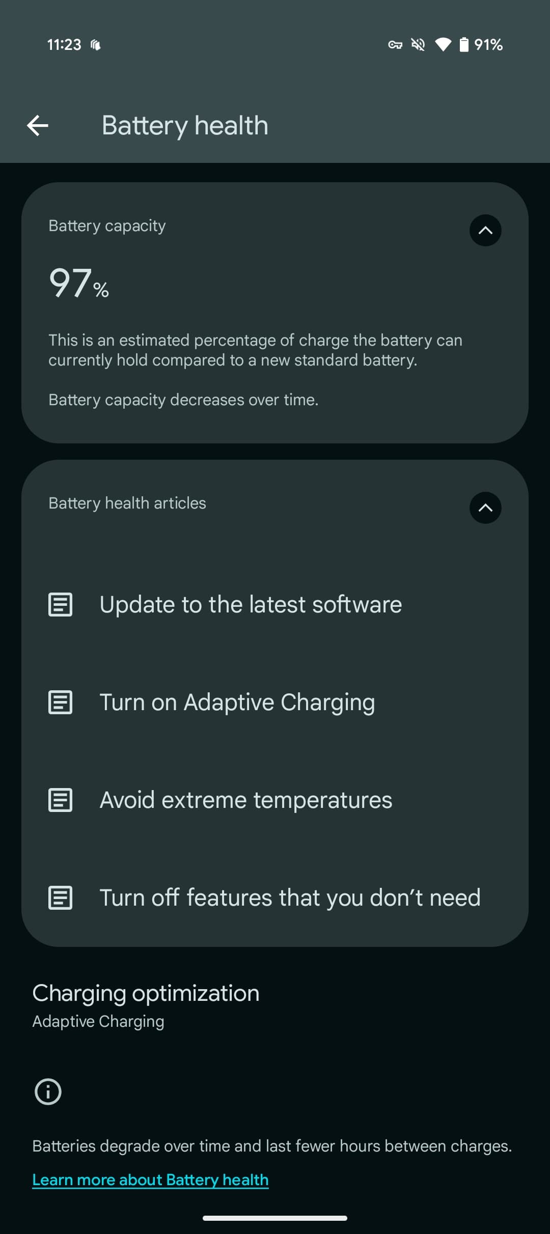 Battery health