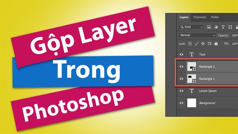 Tại sao cần gộp layer trong Photoshop?