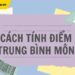 cách tính điểm trung bình
