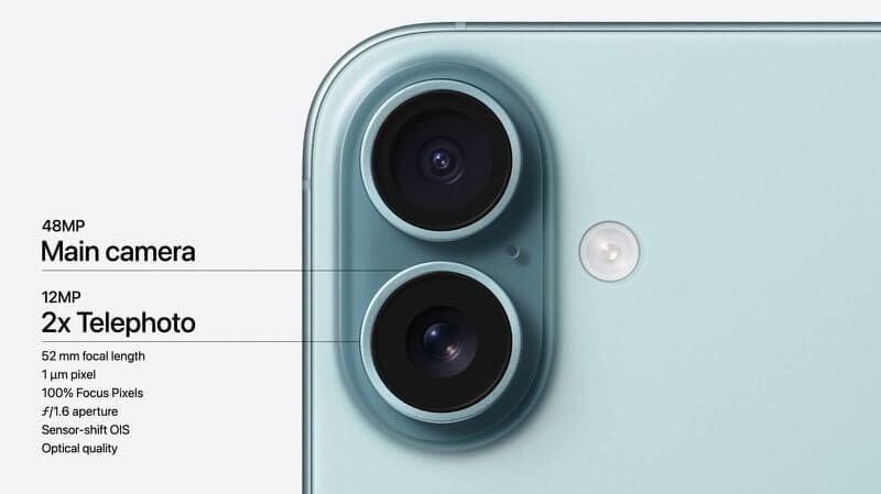 iPhone 16 sở hữu bộ camera chất lượng