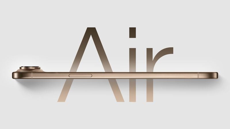 độ mỏng iPhone 17 Air