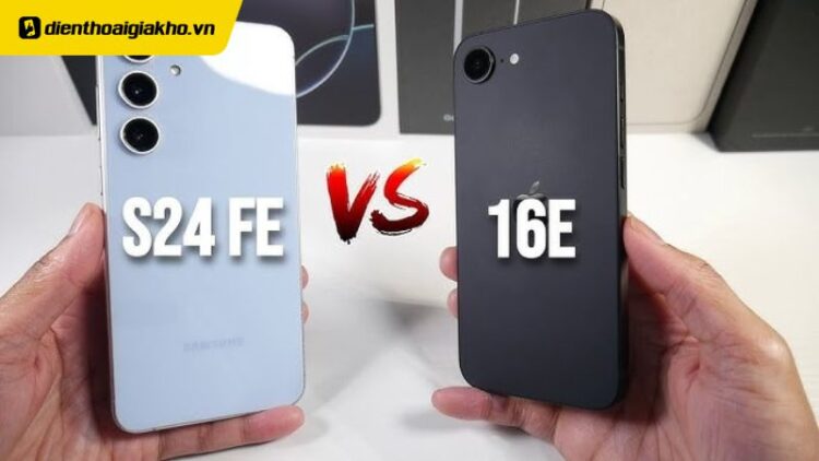 iphone 16e vs galaxy s24 fe